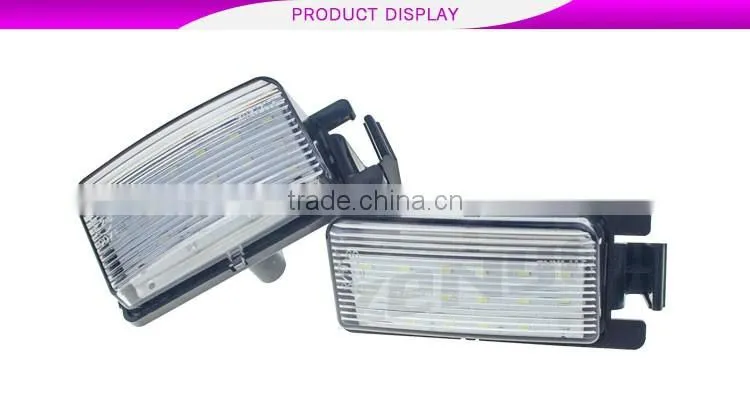 New Lowest factory price 2538SMD 6leds GT-R Led License Plate