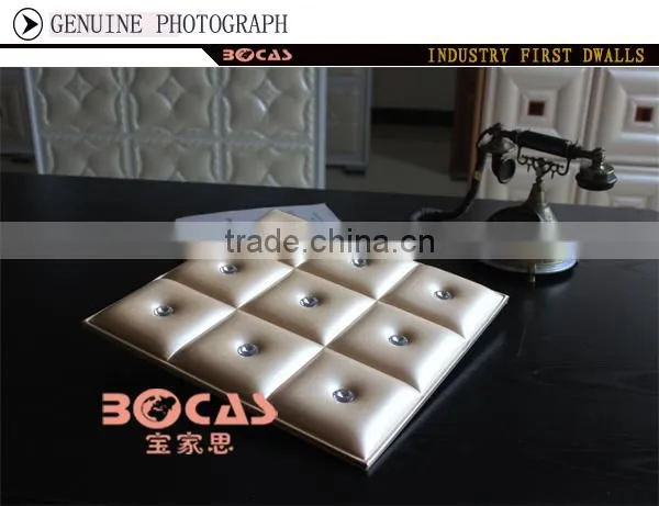 Leather walls panel panel wall decoration 3d wall decor wall paper of instead factory decorative ceiling and