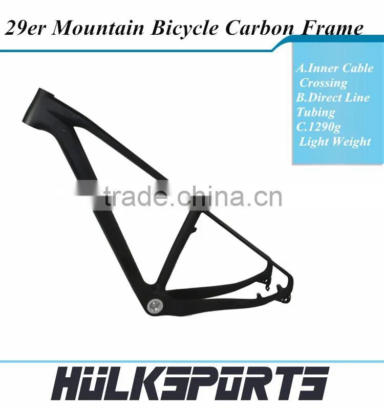 Carbon frame 29er mountain bicycle frame carbon bike frame 142x12 rear axle thru-axle 29er carbon mtb frame