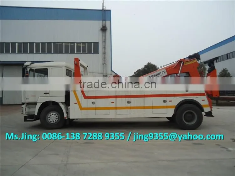 Euro IV Shacman 4x2 towing tractor wrecker truck 16-20 ton towing on sale