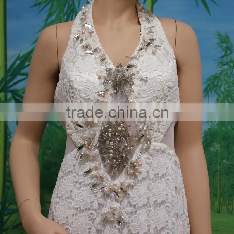 luxury lace bridal dress/wedding dress made in China