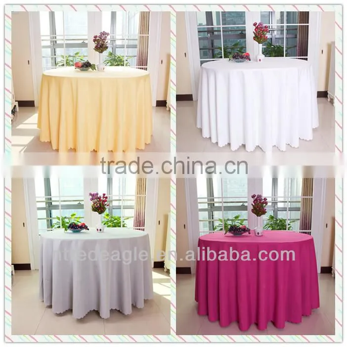 Round table cloth/wedding table cloth/hotel table cloth