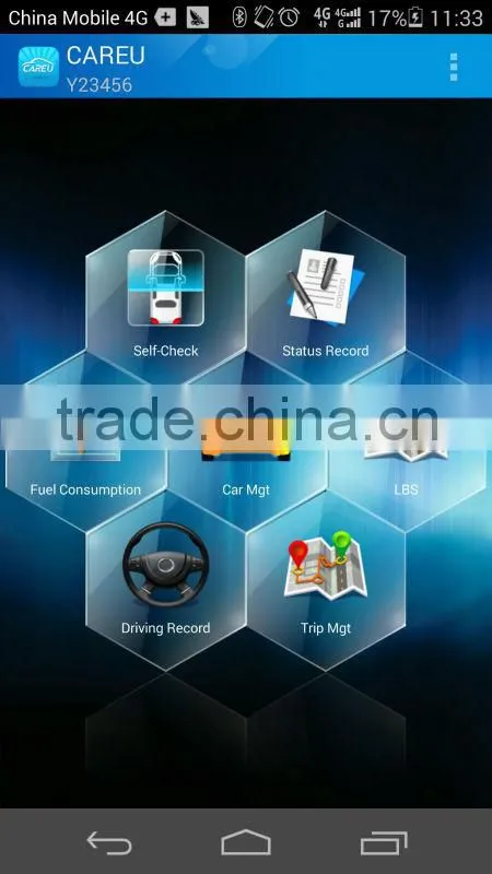 OBD II Tracker/GPS Tracker OBD /OBD2 for vehicle diagnosis