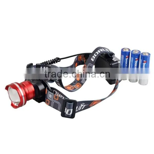 XML-T6 UV Light And White Light Dual Headlamp 5W Dual Light Source Headlamp