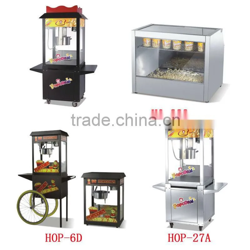 2015 factory new design gas popcorn machine