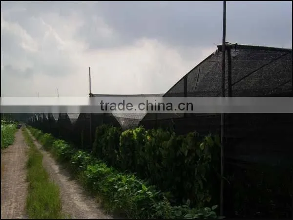 PE shade net Black
