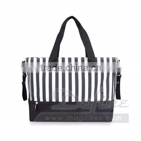 2016 Hot Fashion Stripes 3pcs Diaper Bag