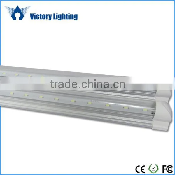 2015 New price led tube light t8 2.4m 2400mm 44w Double led tube light ce RoHS