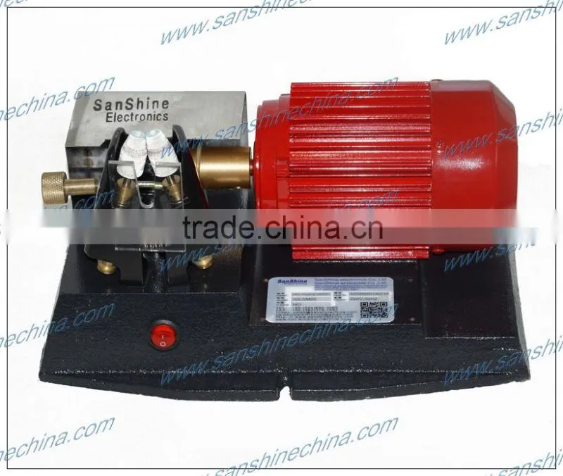 Bench twin cone fiberglass wire stripping machine