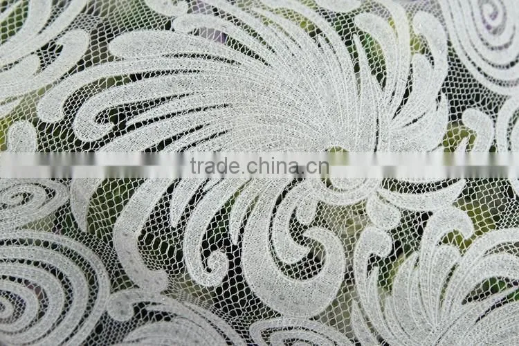 wholesale cheap polyester guipure lace fabric with high quality for underwear