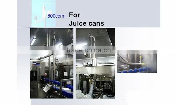 Nitrogen injector for juice