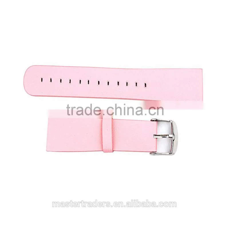 Cheap Colorful PU Leather Watch Band Wrist Strap Bracelet Without Metal Buckle For 42MM Apple Watch MT-3588