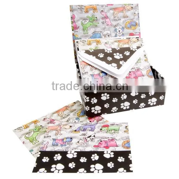 pretty and colorful greeting cards