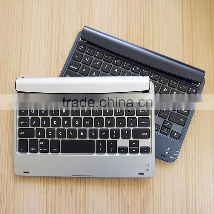 For iPad mini 2/3 aluminium alloy bluetooth keyboard,ultra thin wireless Tablet PC keyboard