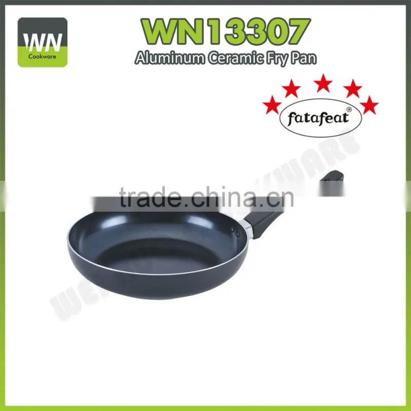 Factory aluminum deep frying pan with ceramic coating restaurant pan non-stick fry pan