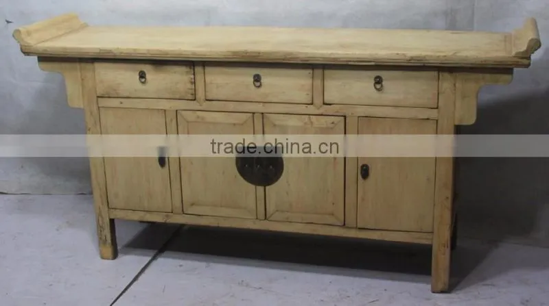 Chinese antique natural reclaimed wood cabinet