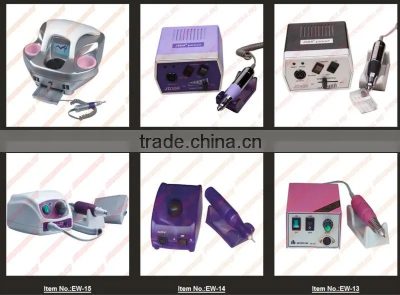 Electric Nail Drill Glazing Manicure Tool File Machine with Foot Pedal 1492 +EU plug/US plug