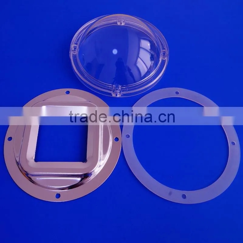 120mm diameter 100w high bay light led pc lens