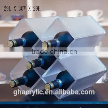 GH-RZ266 Factory direct sale OEM wine display racks,laser cutting and glue