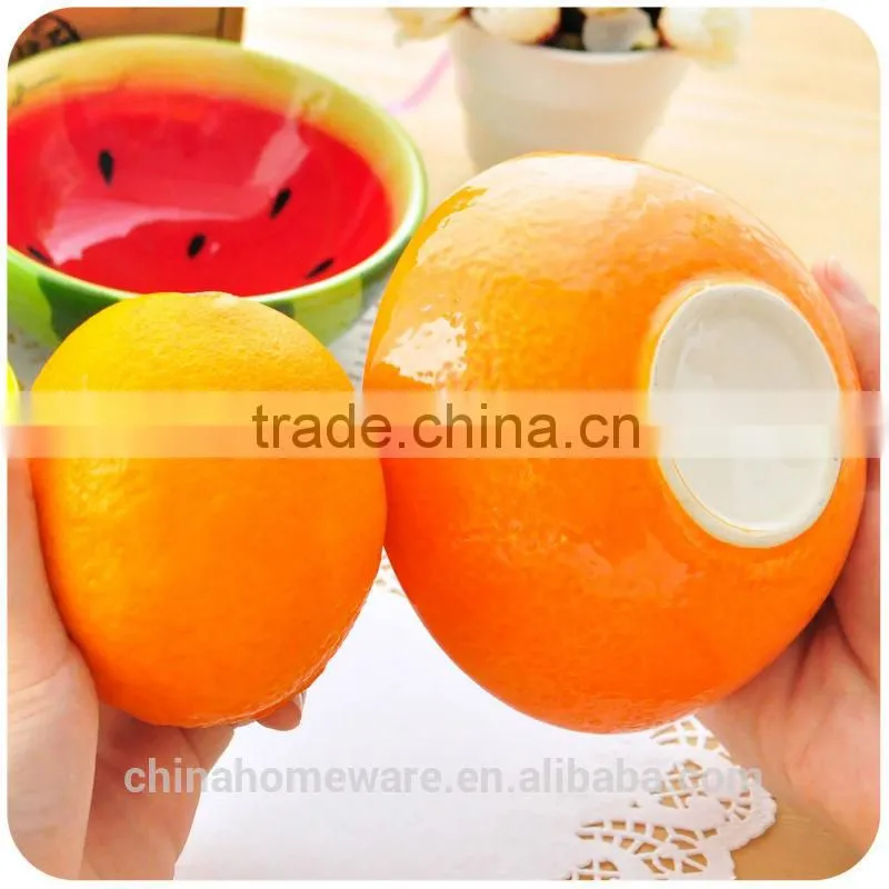 hand painted ceramic fruit bowl