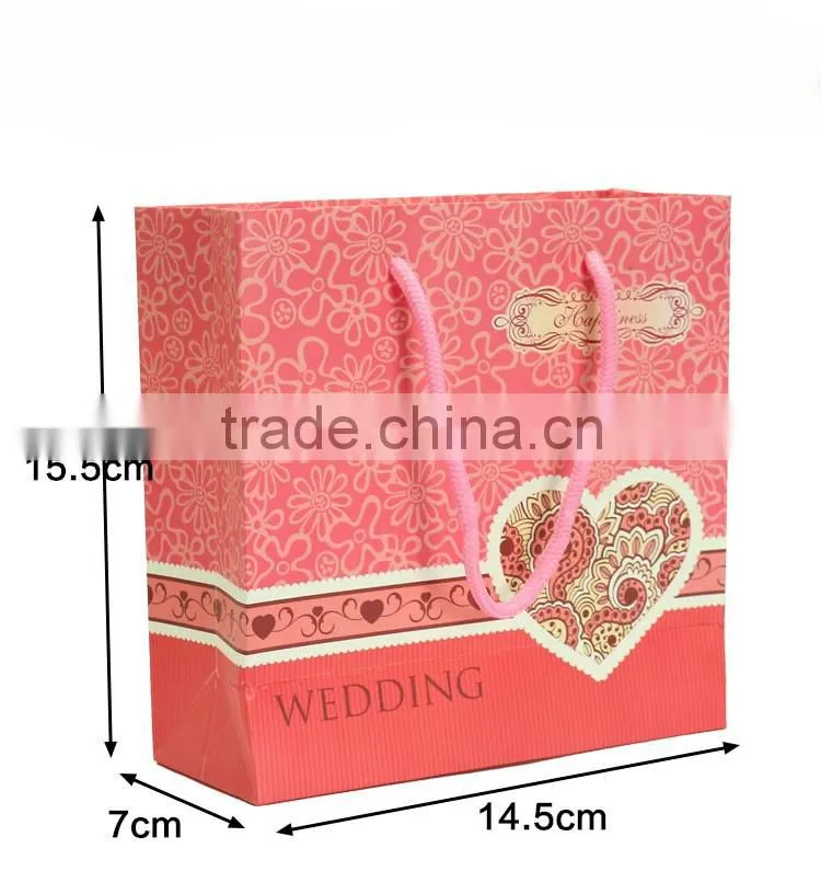 Yiwu factory wholesale custom paper bag for jewelry