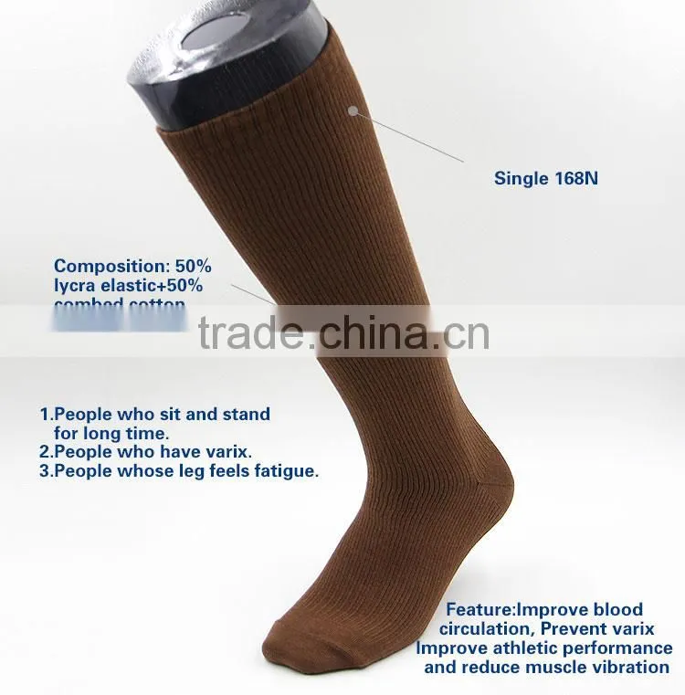Custom healthy compression stocking lycra elastic