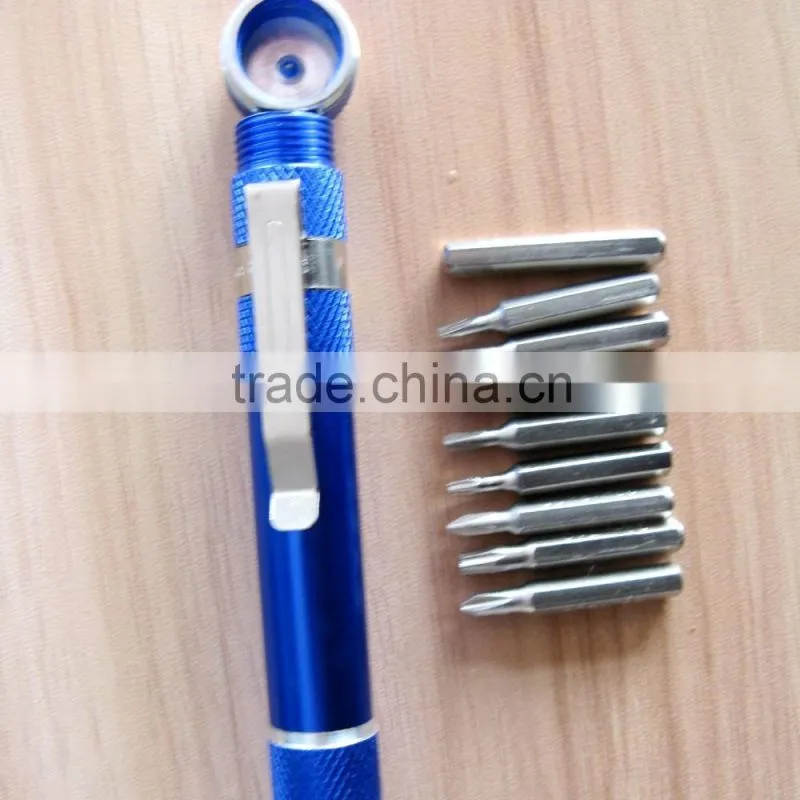 Multi-function Mini Screwdriver Bit Pen Shaped Pocket precision Screwdriver