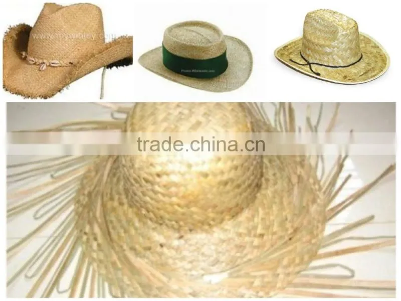 2016 Vietnam Promotional Palm Leaf Hat/ Cowboy Straw Hat for going beach