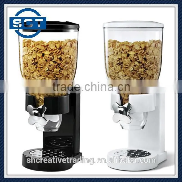 Single Cereal Dispenser Dry Cereal Kitchen Food Snack Storage Dispenser