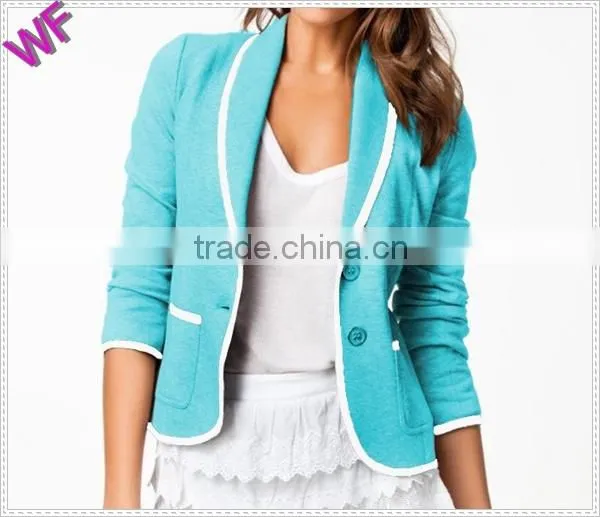 Custom Made High Fashion women blazer with Binding