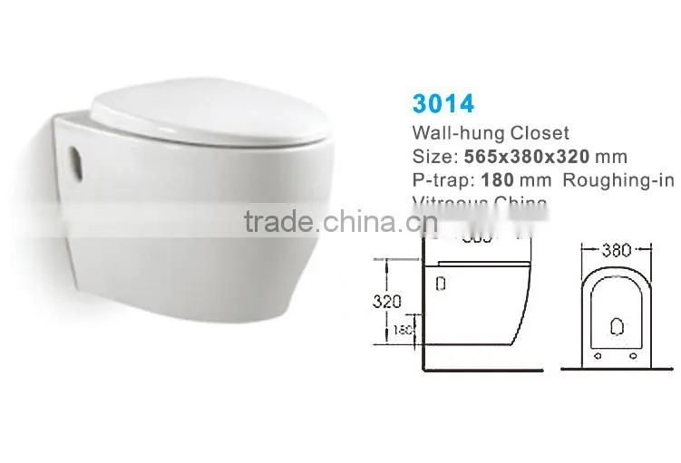 High quality Ceramic Wall Hung Portable Toilet Prices