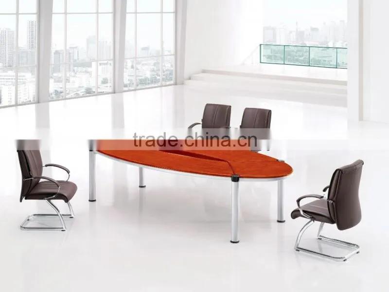 High Quality China Manufacturer Veneer Meeting Table Chatting Table Office Conference Table