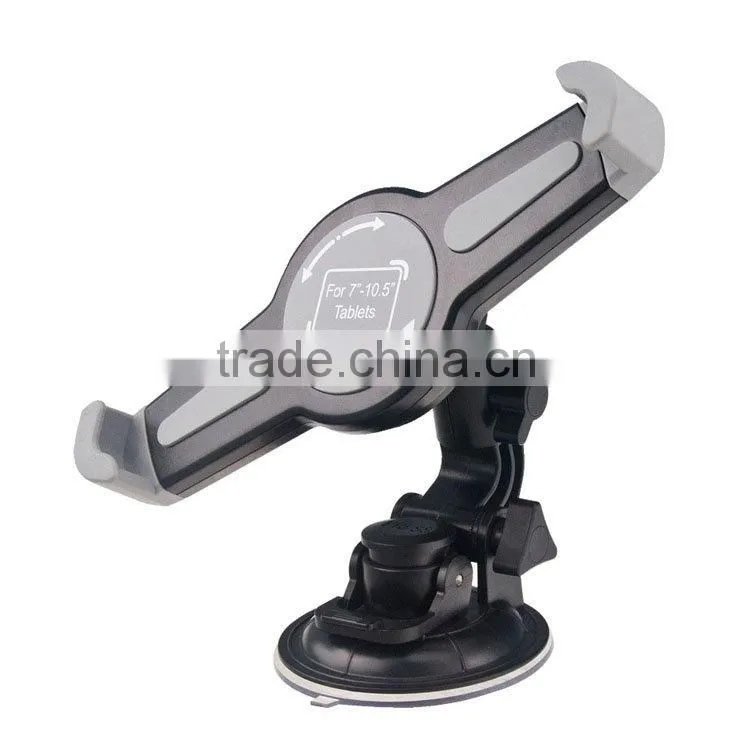 Super Strong Clear Base Universal Tablet PC GPS Car Window Suction Cup Mount for iPad Samsung Tablet Google Nexus 7 Car Holder