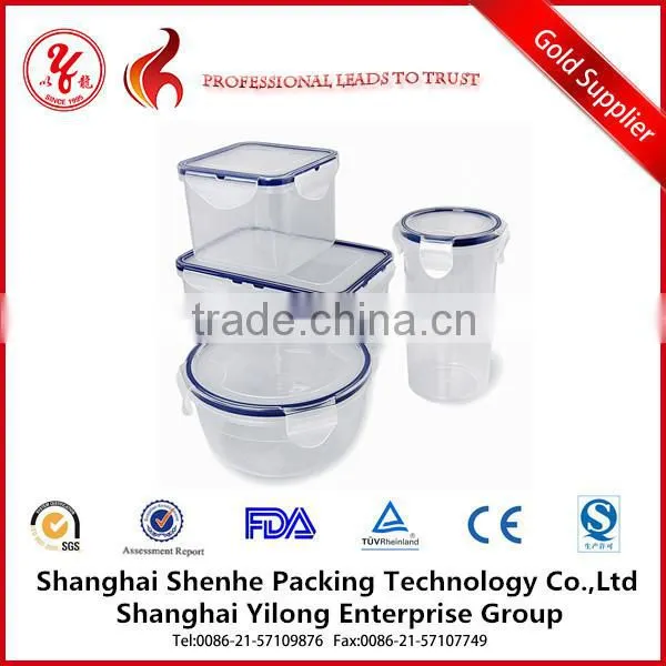 Transparent food storage container microwave food container