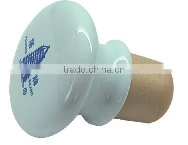 white ceramic cork plugs for wine