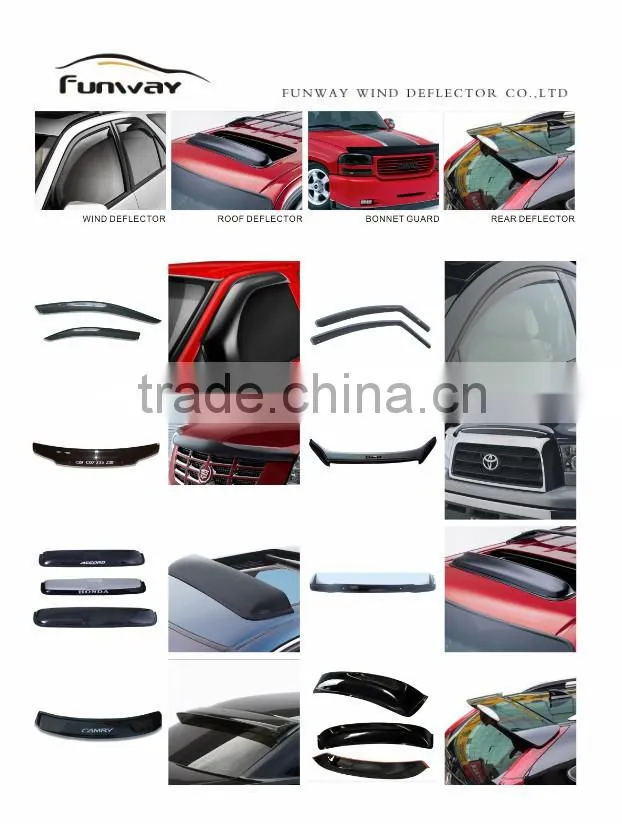 car bonnet visor bonnet deflector hood deflectors for WINGROAD 2002