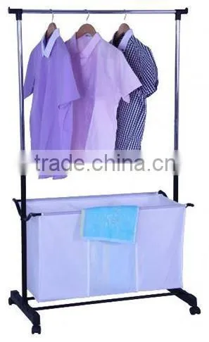 Easy assembled 3 tier metal storage cart