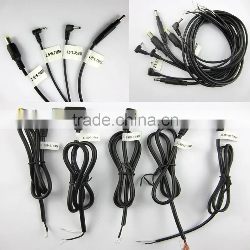 4.0*1.7mm elbow DC power cord Cable male to male, 90 degree elbow DC cable for power product