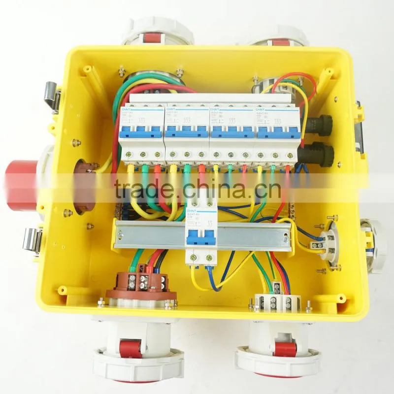 China Suppler Power Current Breaker Distribution Board Control Panel Box PVC