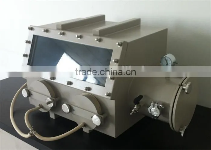 Laboratory analysing instrument stainless steel vacuum lab glove box for Li-battery