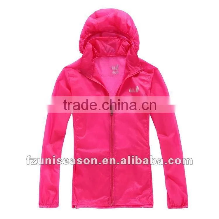 Custom Hooded Mens Windbreaker Jacket