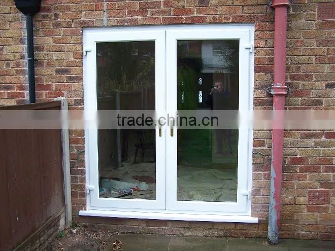 Economic price Europe style PVC casement windows in Foshan
