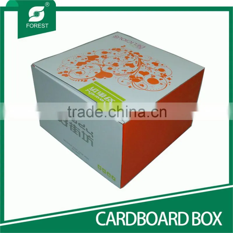 DISPOSABLE PAPER CARDBOARD BOX FOR PACKING CAKES