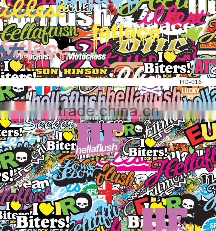 HD-010 Bubble Free Car Sticker Bomb Film Type And Body Stickers Use Car Wrapping Film