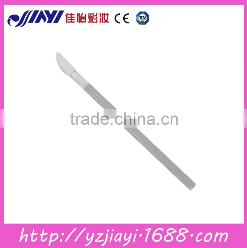 disposable colourful lip gloss cotton head rotating pen