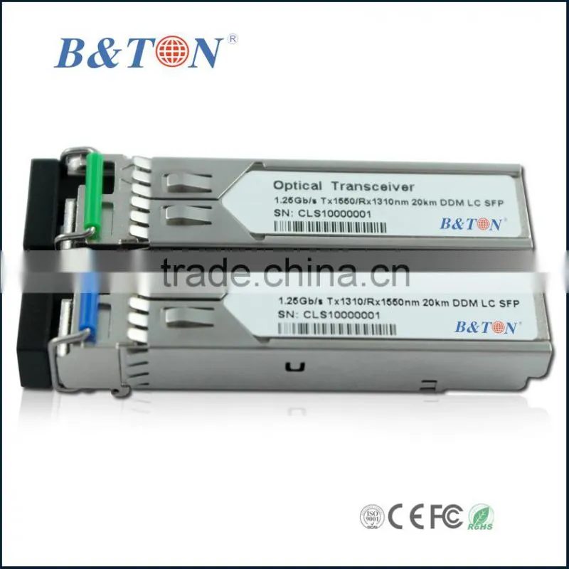 1000M Singlemode dual fiber SFP media converter