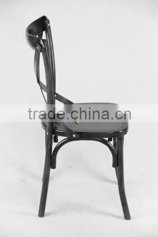 China Wholsale Wood Napoleon Cross Back Chairs