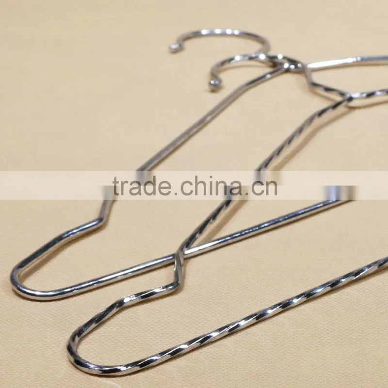 Deluxue stainless steel metal clothes hanger