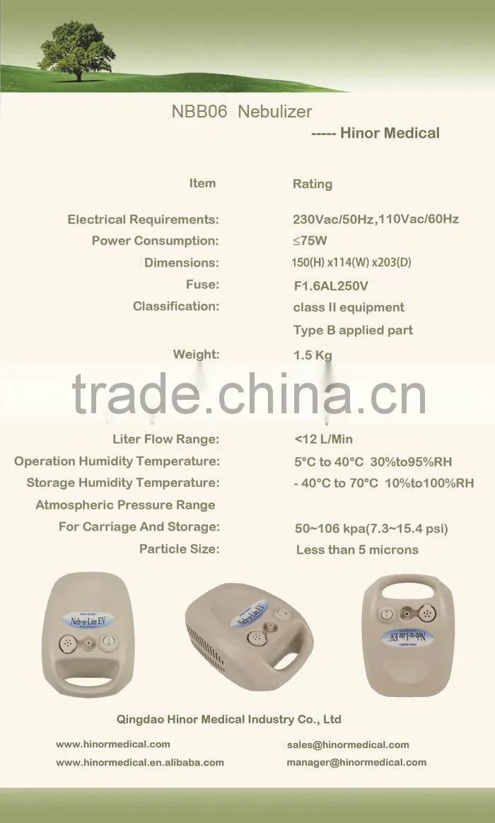 Design hot selling nebulizer for asthma inhaler