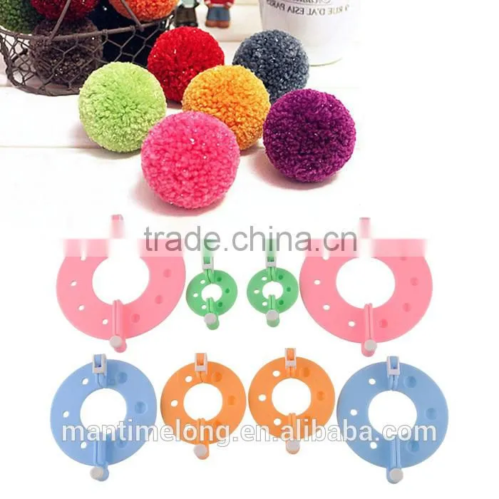 wool pompon device pompon maker weaving tools